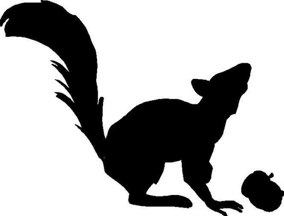 Squirrel Silhouette - ClipArt Best