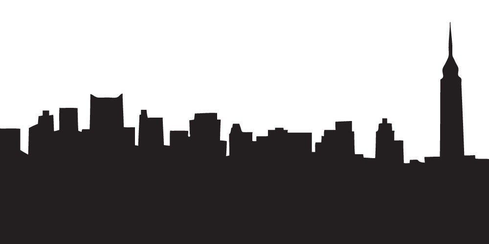 New York Skyline Silhouette | Free Download Clip Art | Free Clip ...
