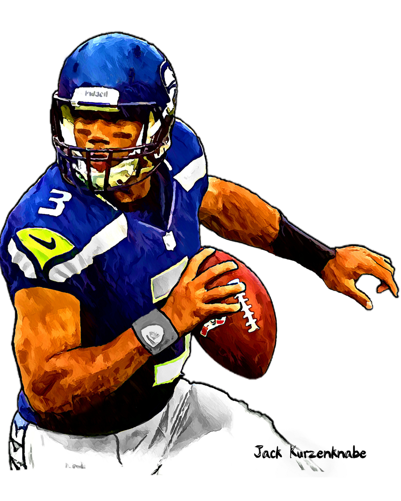 Seahawks Football Clipart