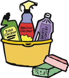 Clipart cleaning supplies