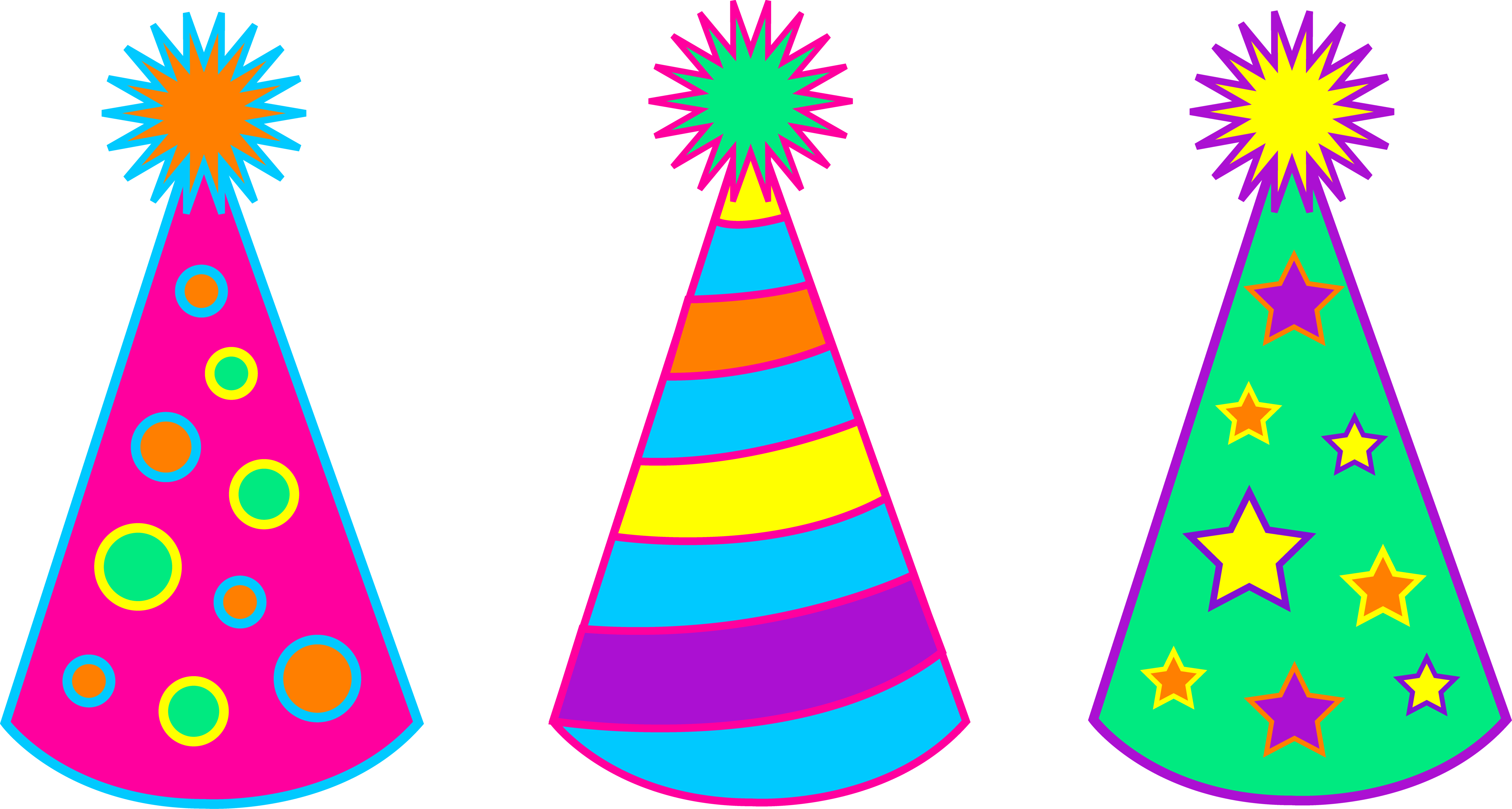 Birthday Hat Clip Art - Tumundografico