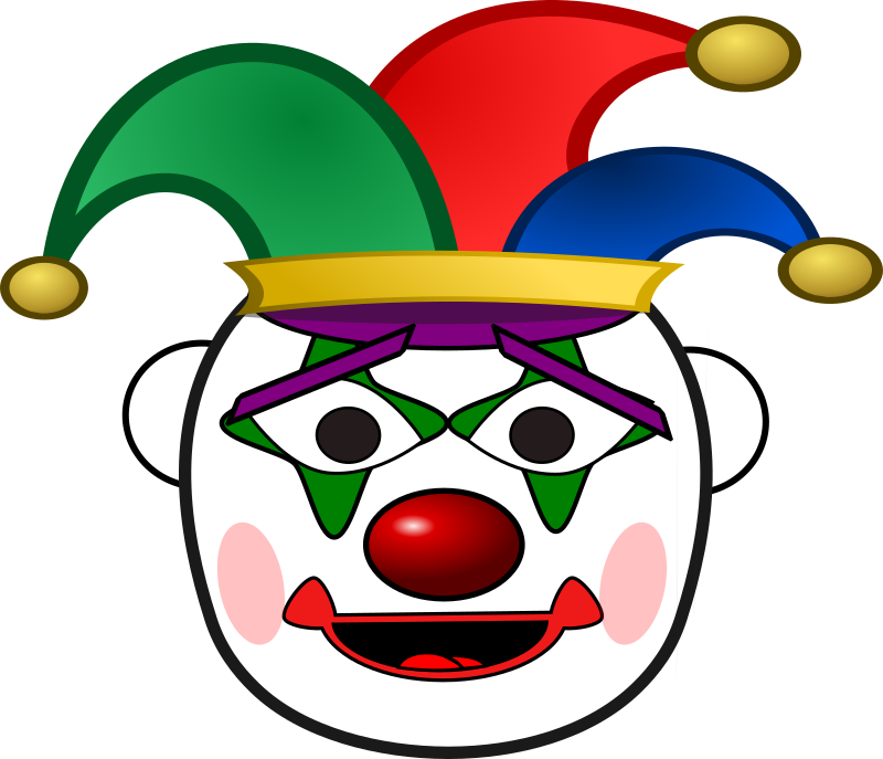Free to Use & Public Domain Clown Clip Art