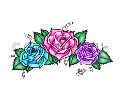 3 Roses Tattoo - ClipArt Best