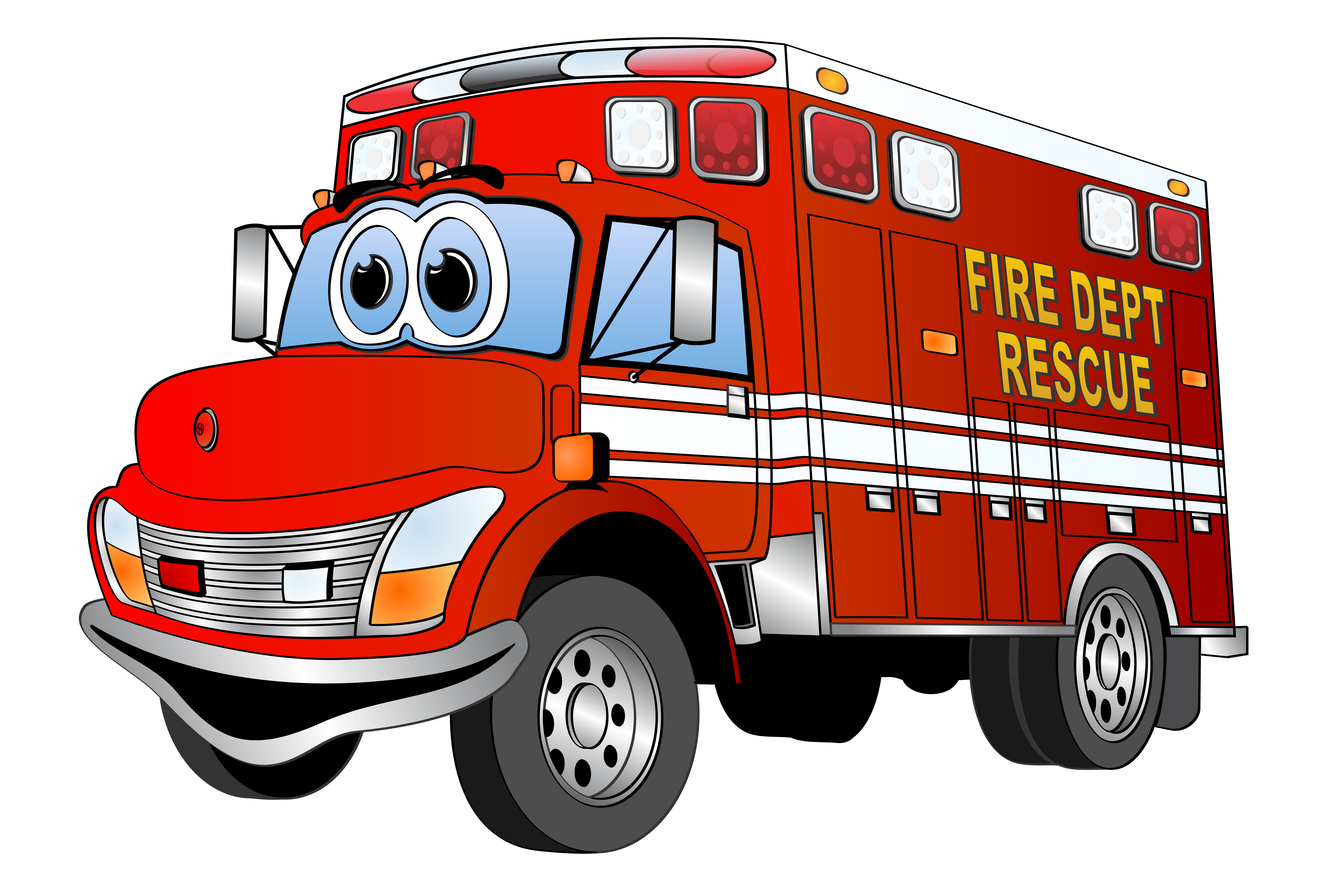 Animated fire truck clipart - ClipartFox