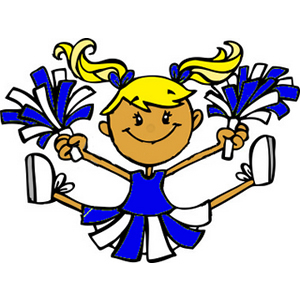 Cartoon Cheerleader Clipart