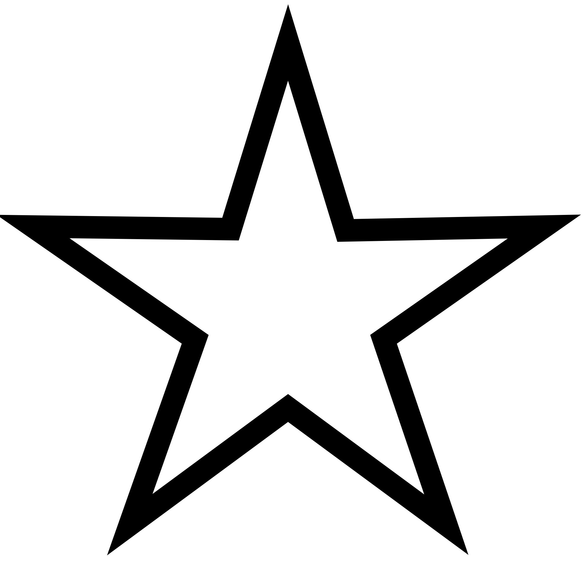 Black star clip art