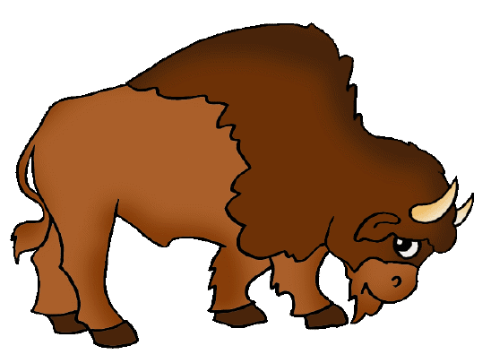 Cartoon Buffalo Clipart