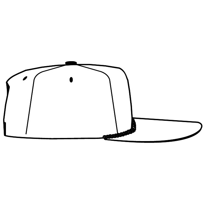 Baseball cap black and white clip art Baseball cap black and