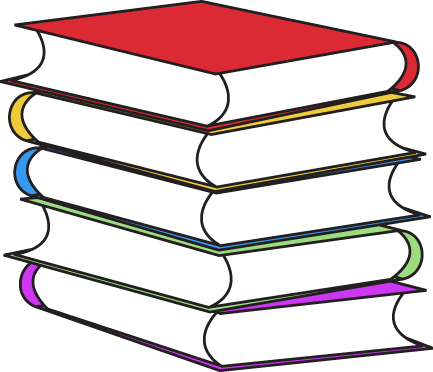 Books Border Clipart Png