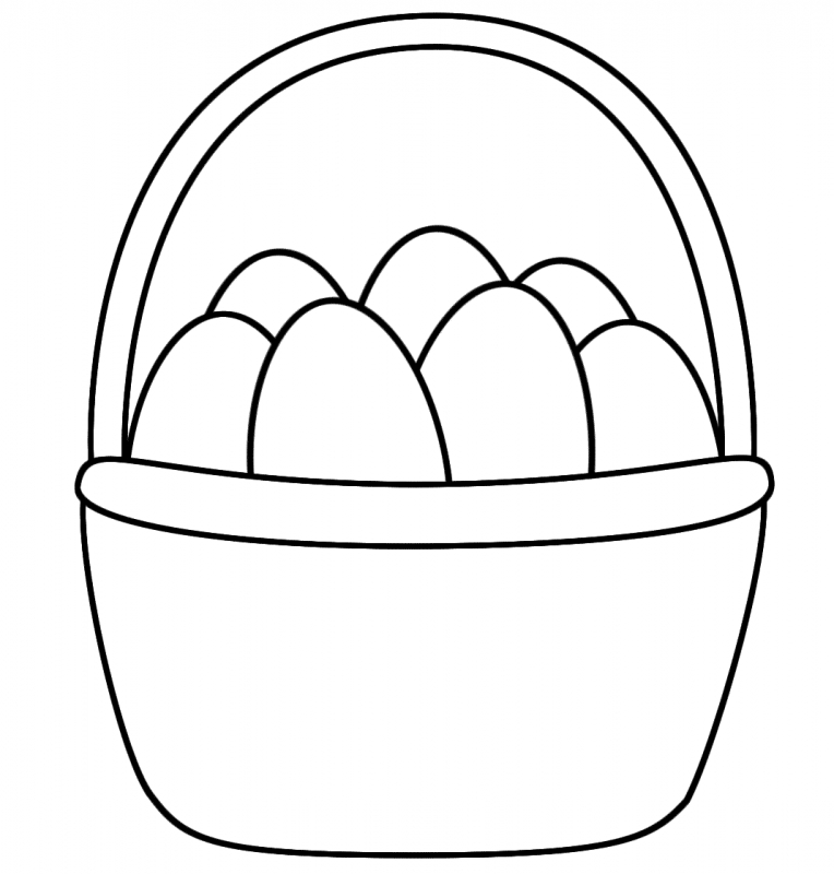 Easter Basket Templates For Kids ClipArt Best