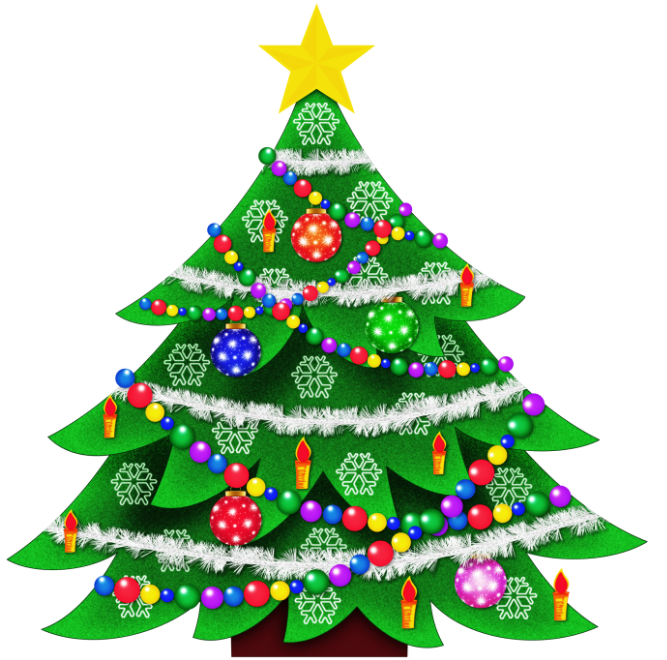 Merry Christmas Clip Art : Free Christmas Tree Clipart for 2016