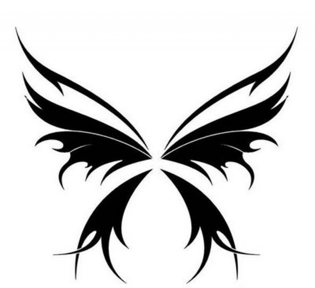 Tribal Butterfly Tattoo Designs Clipart Best throughout Tribal ...