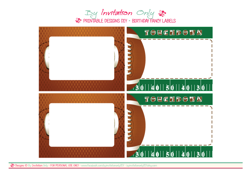 Best Photos of Football Ticket Template Free - Free Printable ...