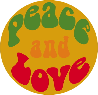 Love And Peace Clipart