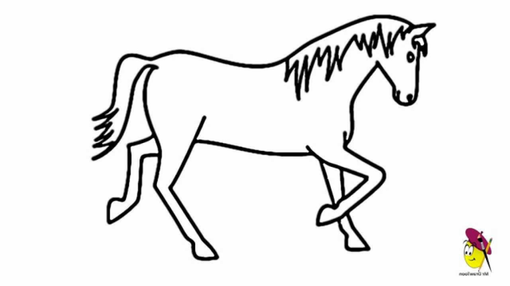 Simple Horse Drawing Drawing ClipArt Best ClipArt Best