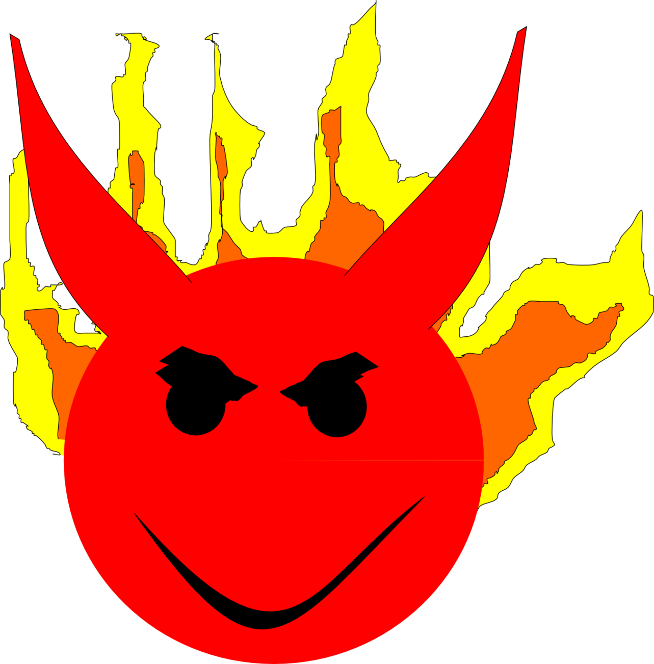 Devil Smiley Faces Clipart - Free to use Clip Art Resource
