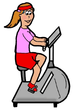 Woman Workout Clipart