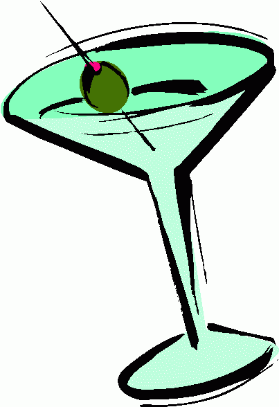 cocktail glass clipart free - photo #15