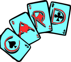 Cards Games clip art - vector clip art online, royalty free ...