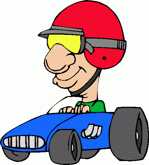 free clipart cartoon race cars - photo #3