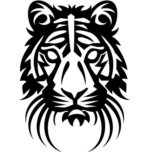 free tiger head clip art - photo #19