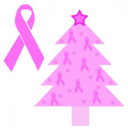 Breast Cancer Christmas Ornaments