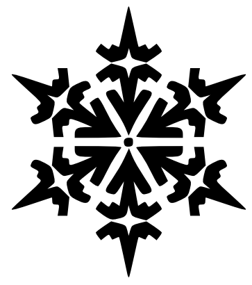 Snowflake Clipart Border