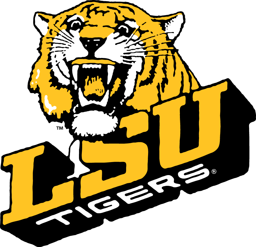 LSU Tigers Primary Logo - NCAA Division I (i-m) (NCAA i-m) - Chris ...