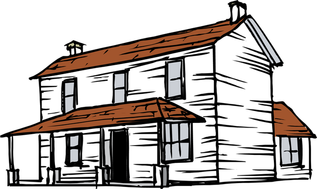 Farm house clip art