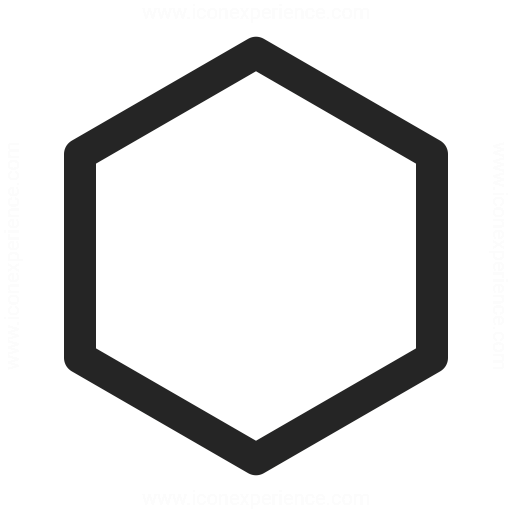 IconExperience Â» O-Collection Â» Shape Hexagon Icon