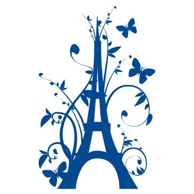 Sticker Geant Tour Eiffel Fleurie | Free Images ...