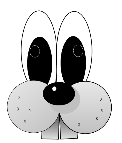 Easter bunny face clipart eyes - ClipartFox