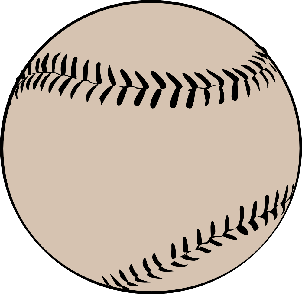 Baseball Ball Vector - Free Clipart Images