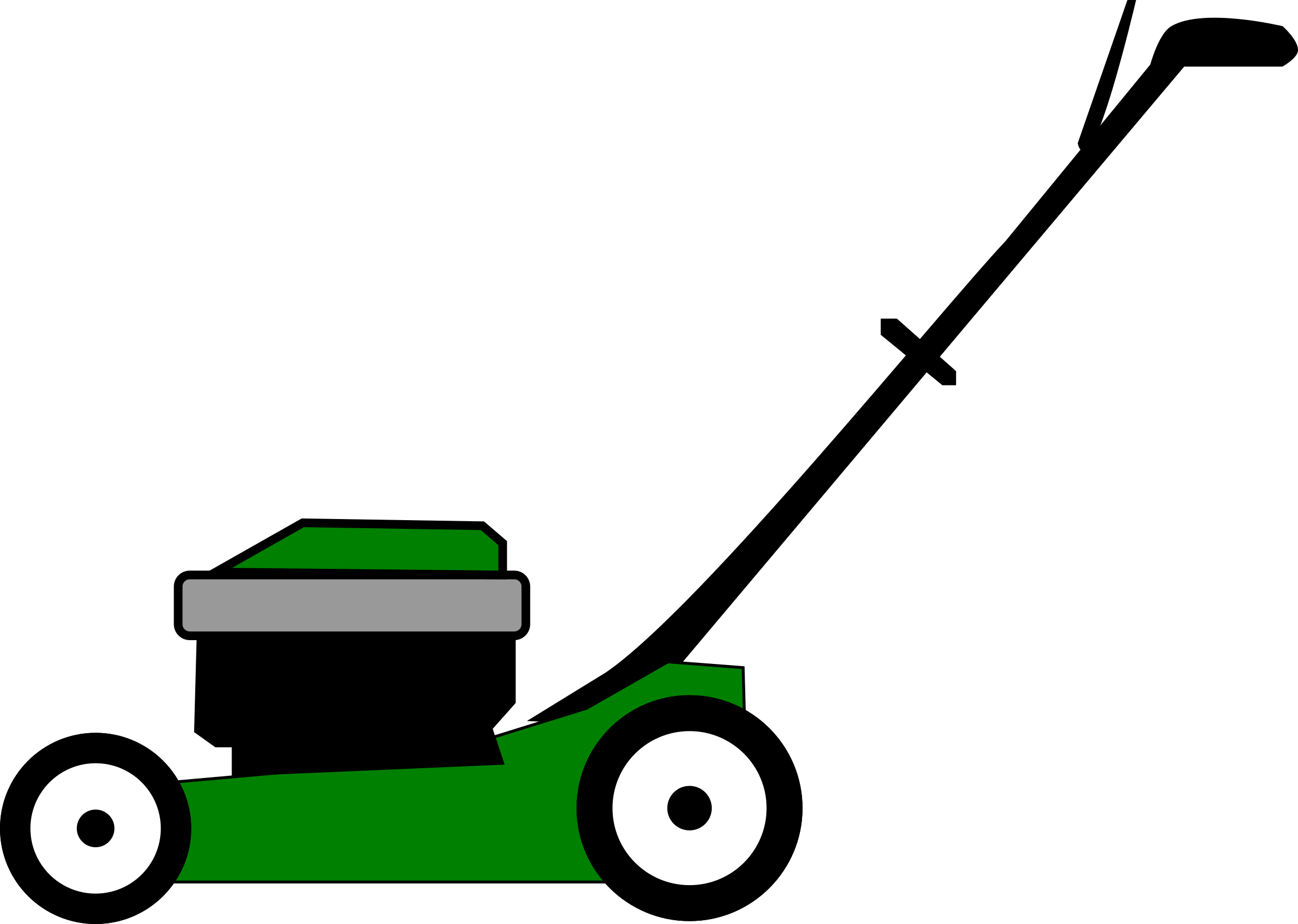 Lawnmower vector clipart - Free Public Domain Stock Photo