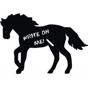 Chalkboard Horse Wall Decals ~ Everything Horse and Pony