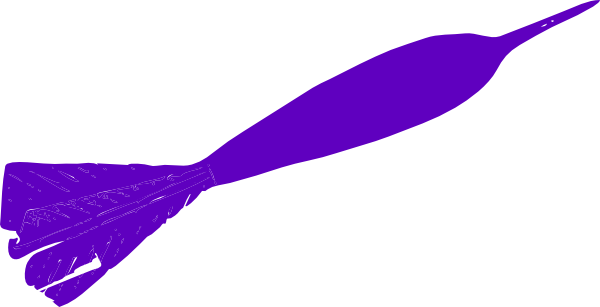 Purple Dart clip art - vector clip art online, royalty free ...