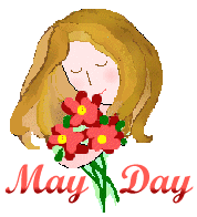 May Day Clip Art - Woman and Flower Clip Art - Woman Smelling ...