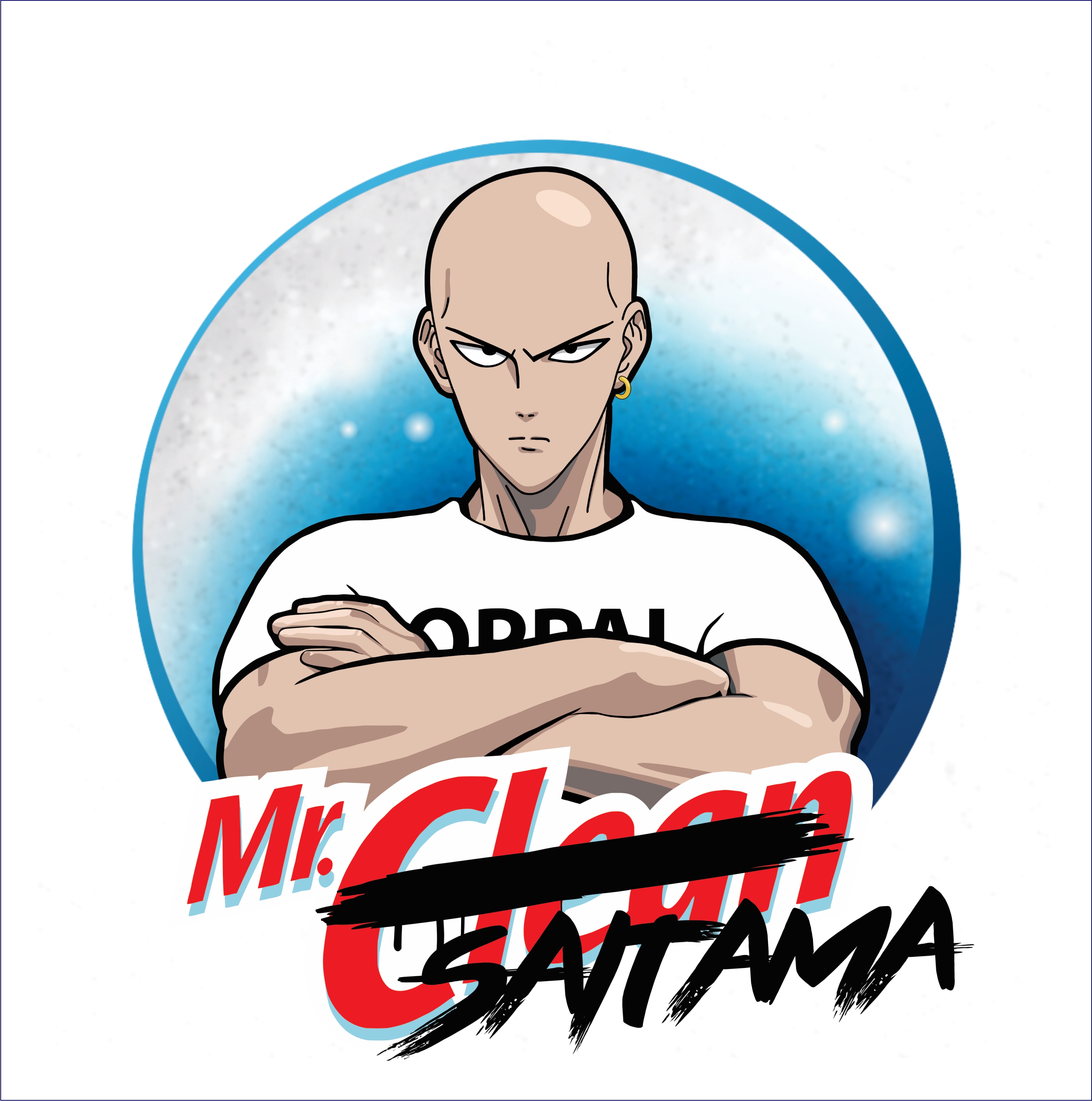 Saitama Mr. Clean Mashup - TeeImp