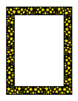 Star Page Borders Clipart - Free to use Clip Art Resource