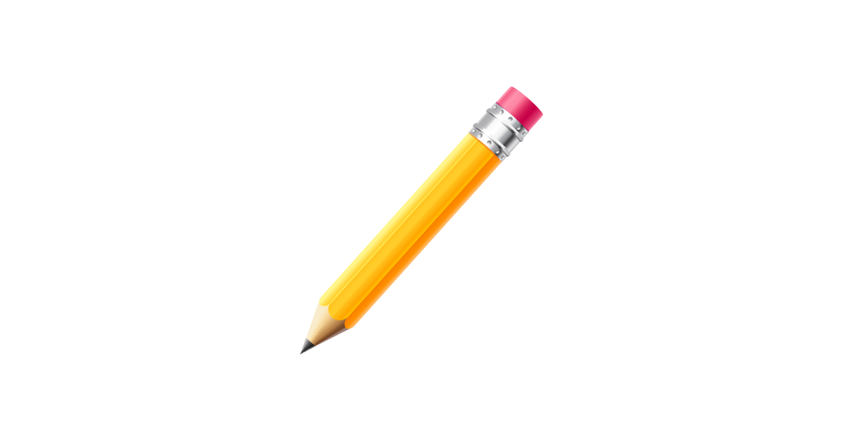 Yellow Pencil – Free Vector and PNG | The Graphic Cave