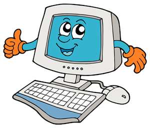 Kid computer free clipart