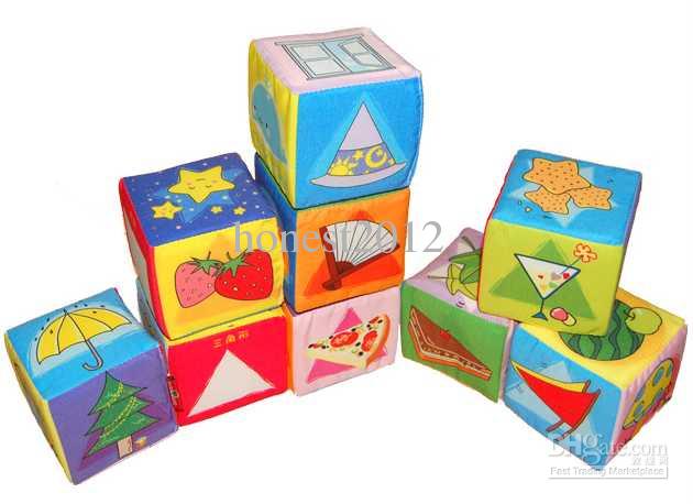 Wholesale Blocks - Buy Xmas Gift Cloth Bricks & Blocks Painting ...