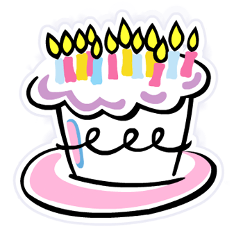 Birthday cupcake Clipart