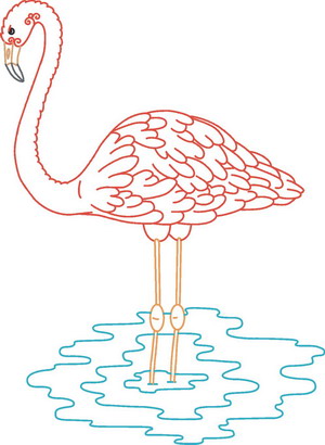 free clip arts: Flamingos cliparts