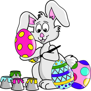 Easter Bunny Clipart Image - The Easter Bunny Hard at Work ...