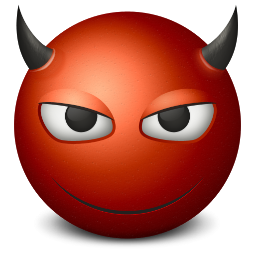 Smiling Red Devil Icon, PNG ClipArt Image | IconBug.com