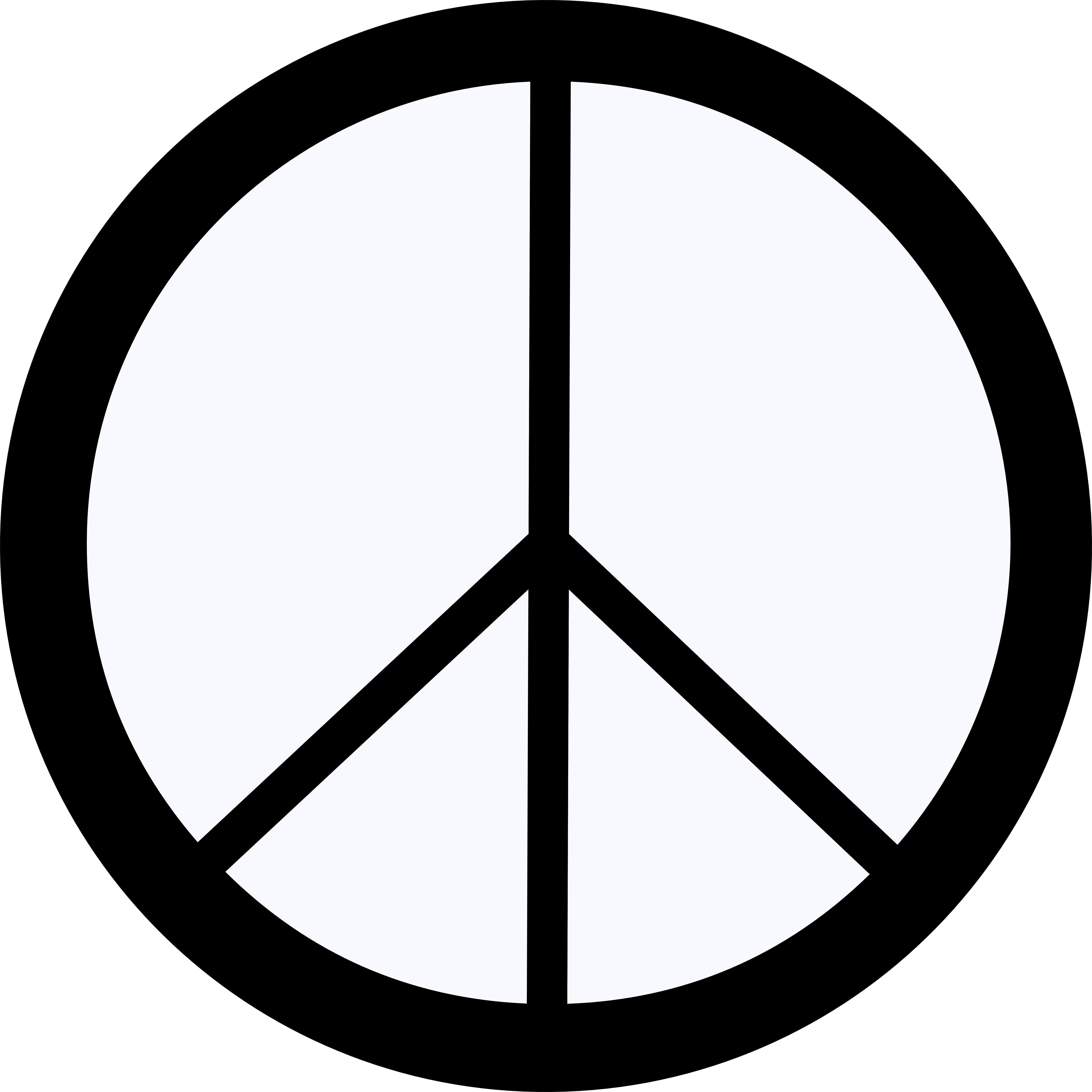 Ghost White Peace Symbol 12 dweeb peacesymbol.org Peace Symbol ...