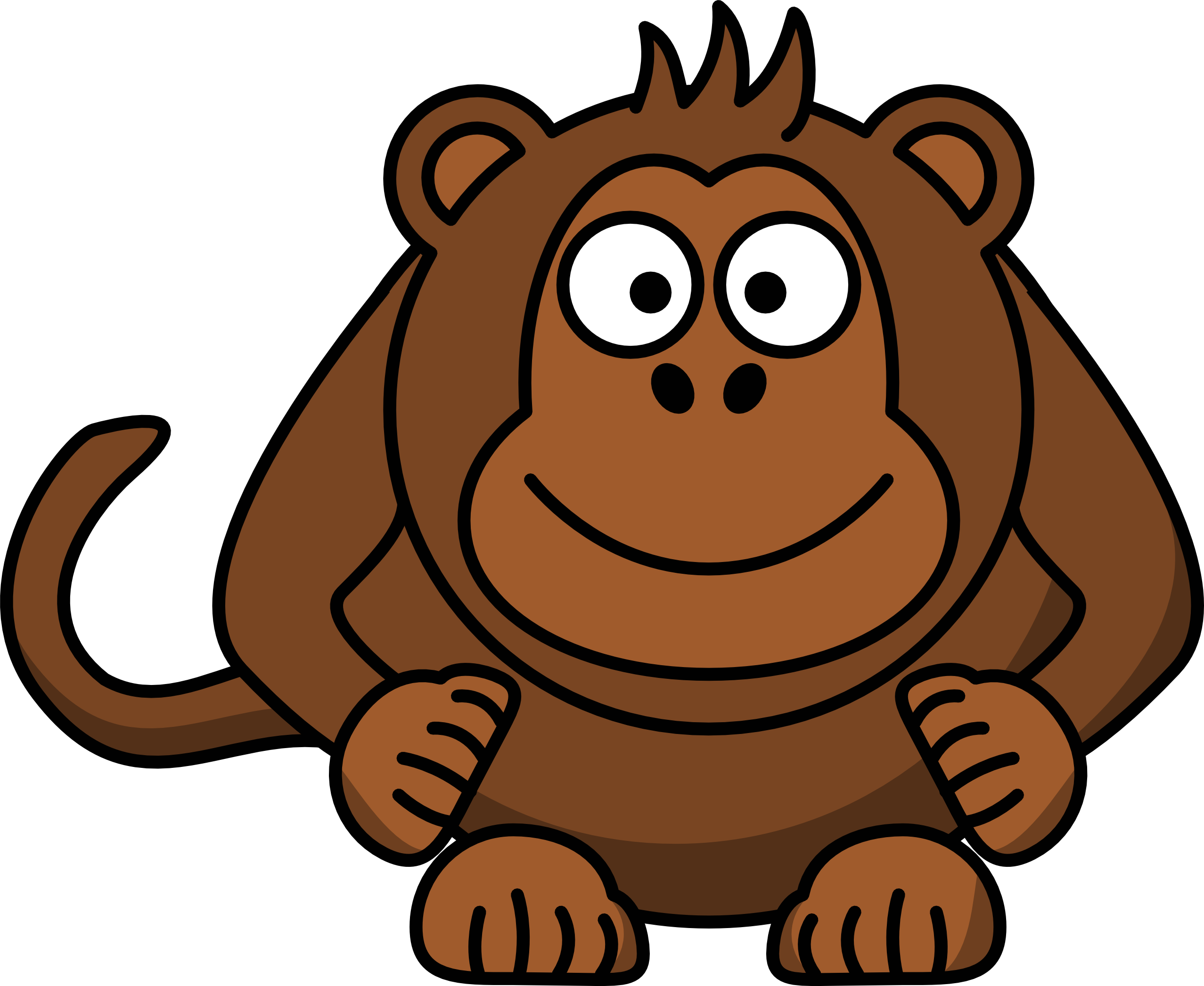 jungle monkey clip art - photo #22