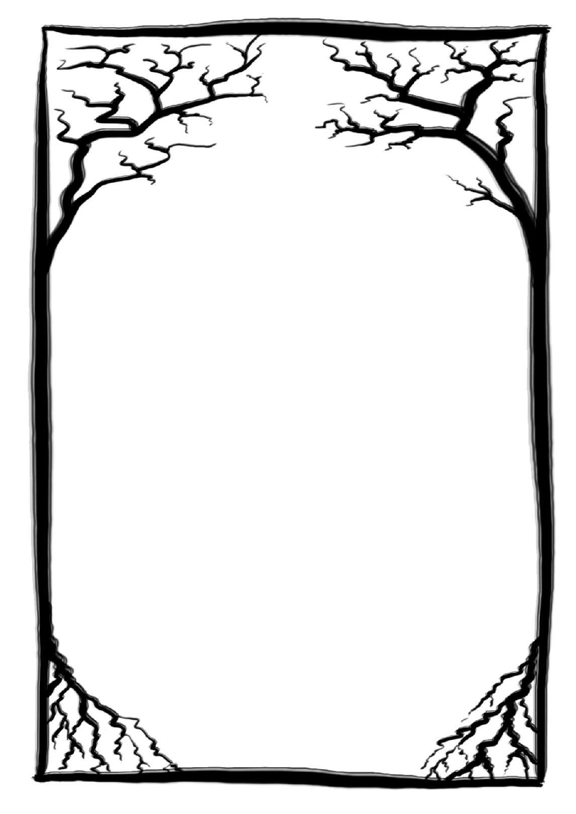 free halloween page border clip art - photo #43