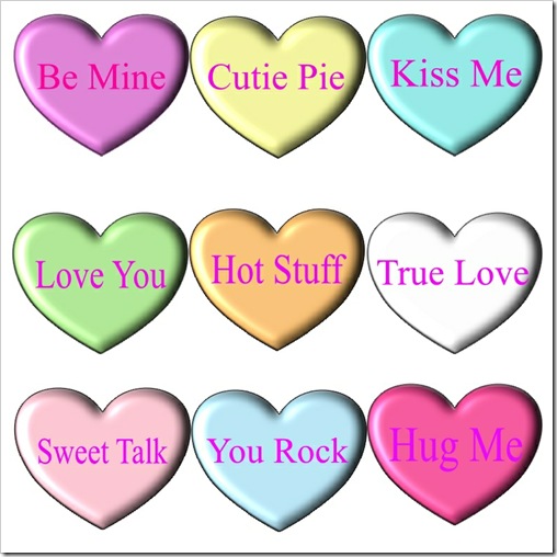 free candy heart clipart - photo #37